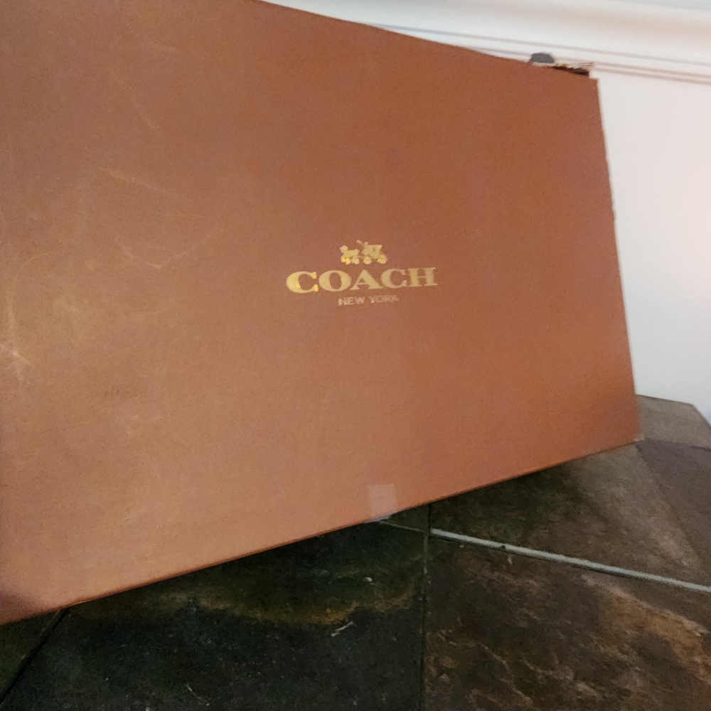 Coach Cognac Leather Knee-High Boots - Picture 12 of 13